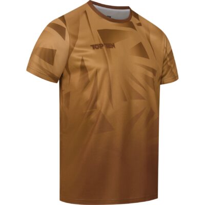 TOP TEN MMA T-Shirt - Borrado - Braun