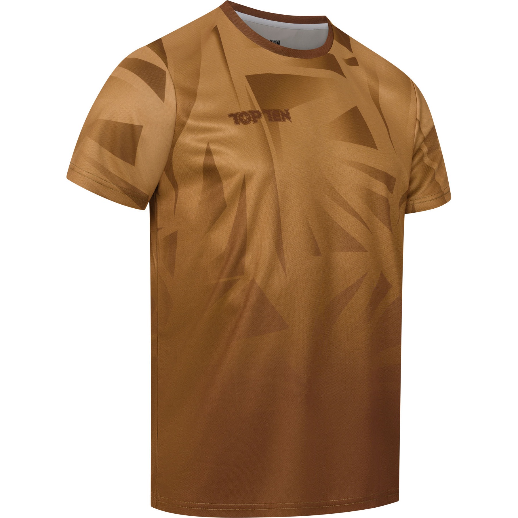 TOP TEN MMA T-Shirt - Borrado - Braun TOP TEN MMA T-Shirt - Borrado - Braun