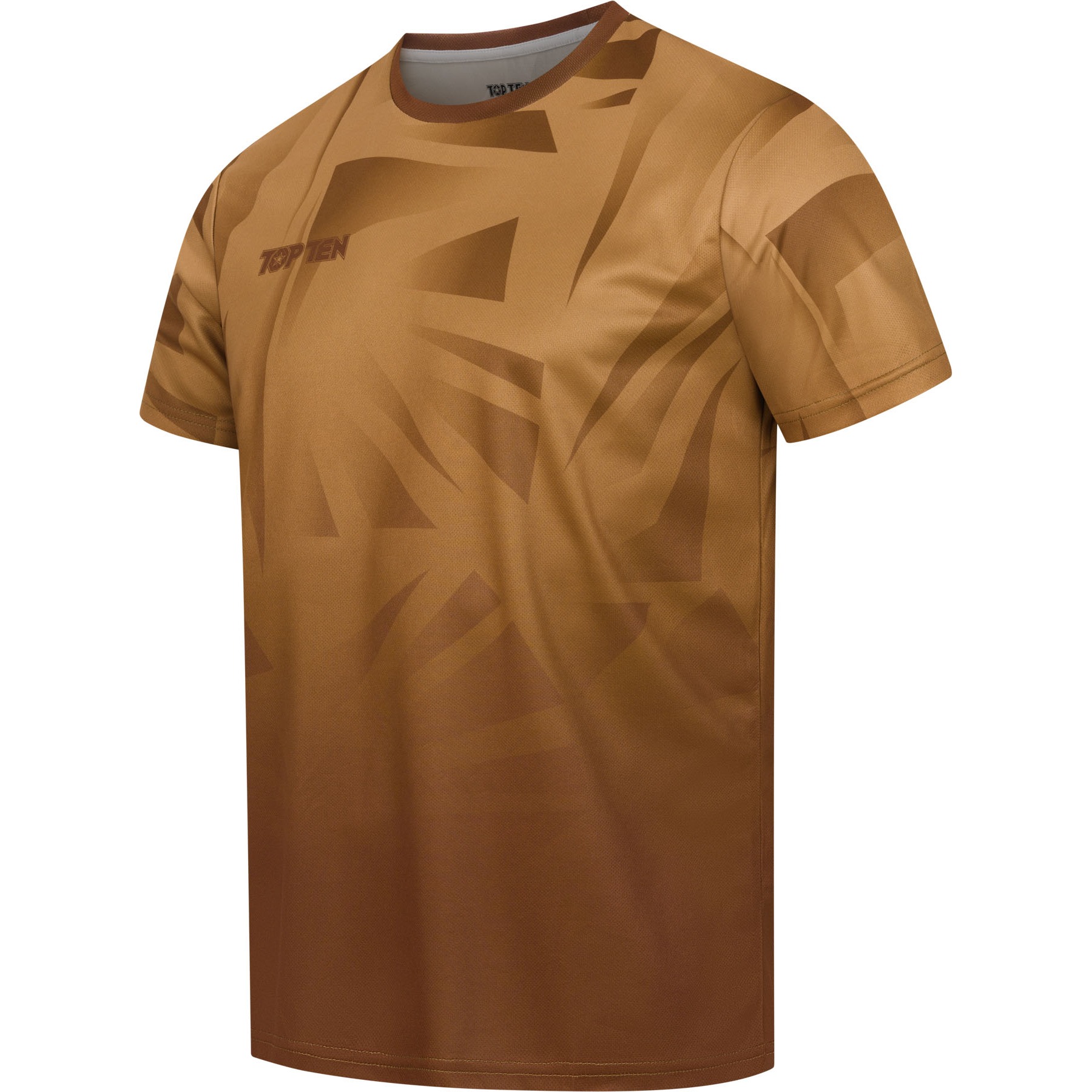 TOP TEN MMA T-Shirt - Borrado - Braun TOP TEN MMA T-Shirt - Borrado - Braun