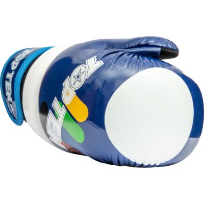 TOP TEN Taekwondo-Handschuhe - Glossy Block ITF - Blau