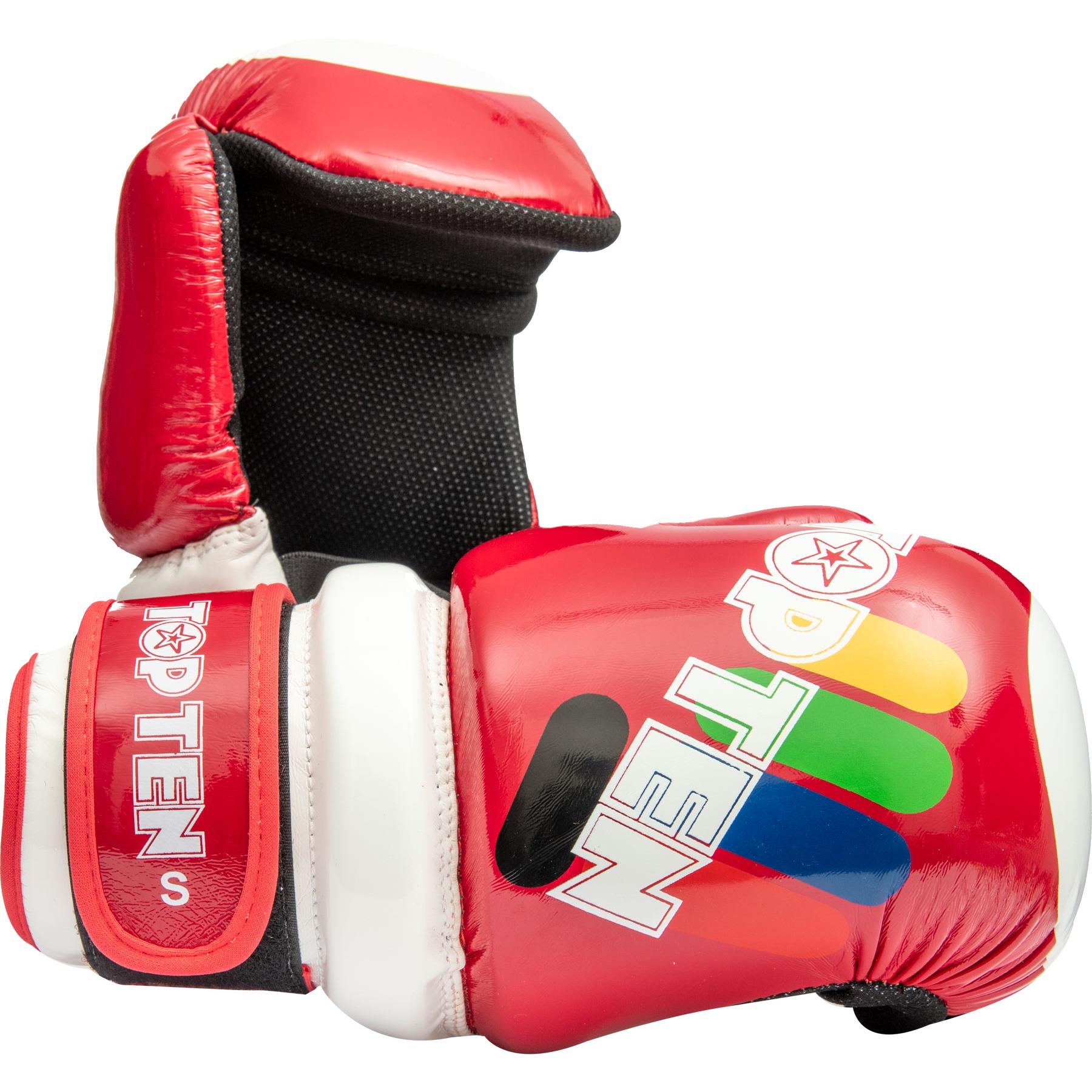 TOP TEN Taekwondo-Handschuhe - Glossy Block ITF - Rot TOP TEN Taekwondo-Handschuhe - Glossy Block ITF - Rot