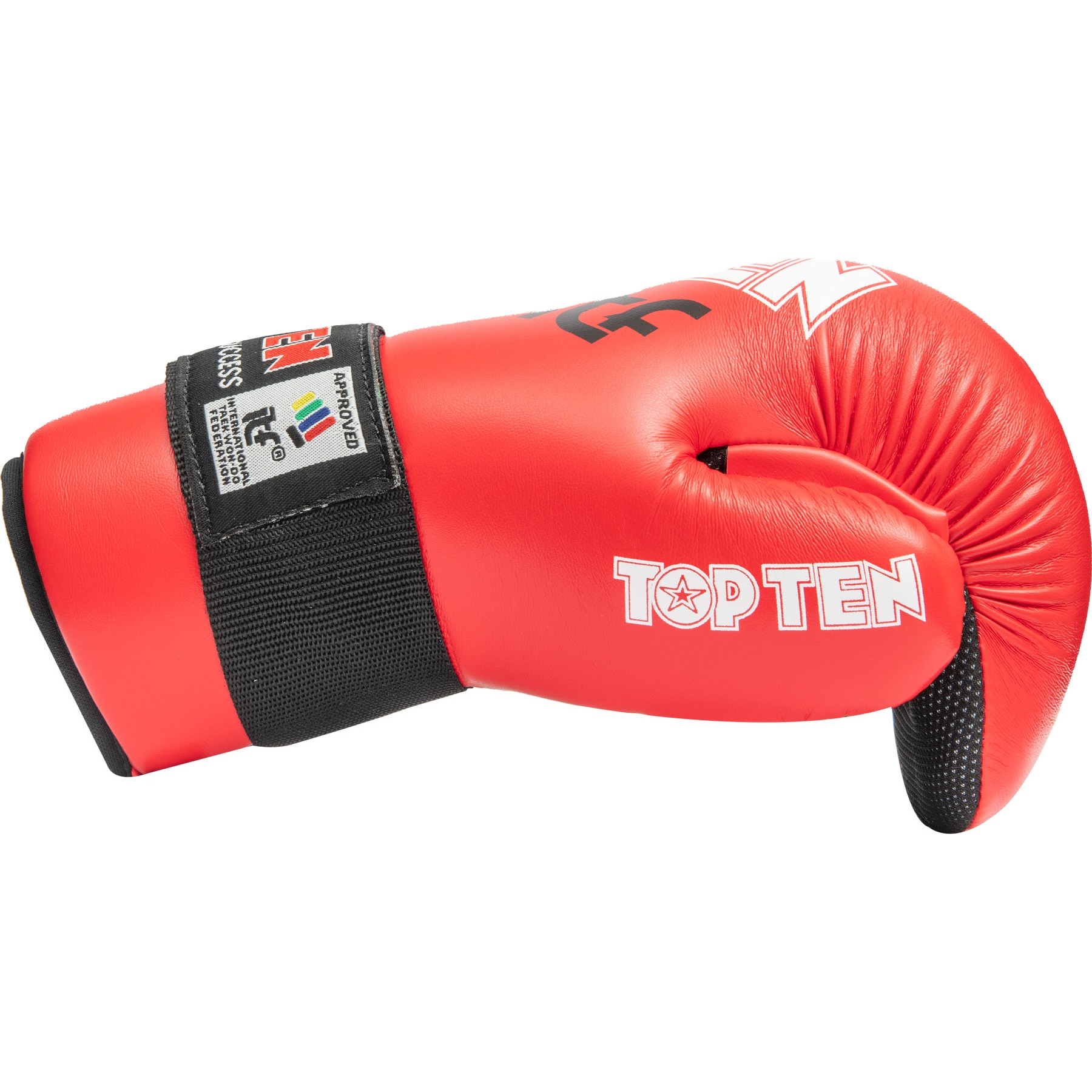 TOP TEN Taekwondo-Handschuhe - Open Hands ITF - Rot TOP TEN Taekwondo-Handschuhe - Open Hands ITF - Rot