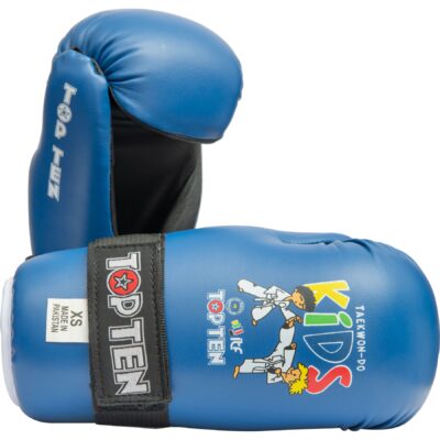 TOP TEN Taekwondo-Handschuhe - ITF Kinder - Blau