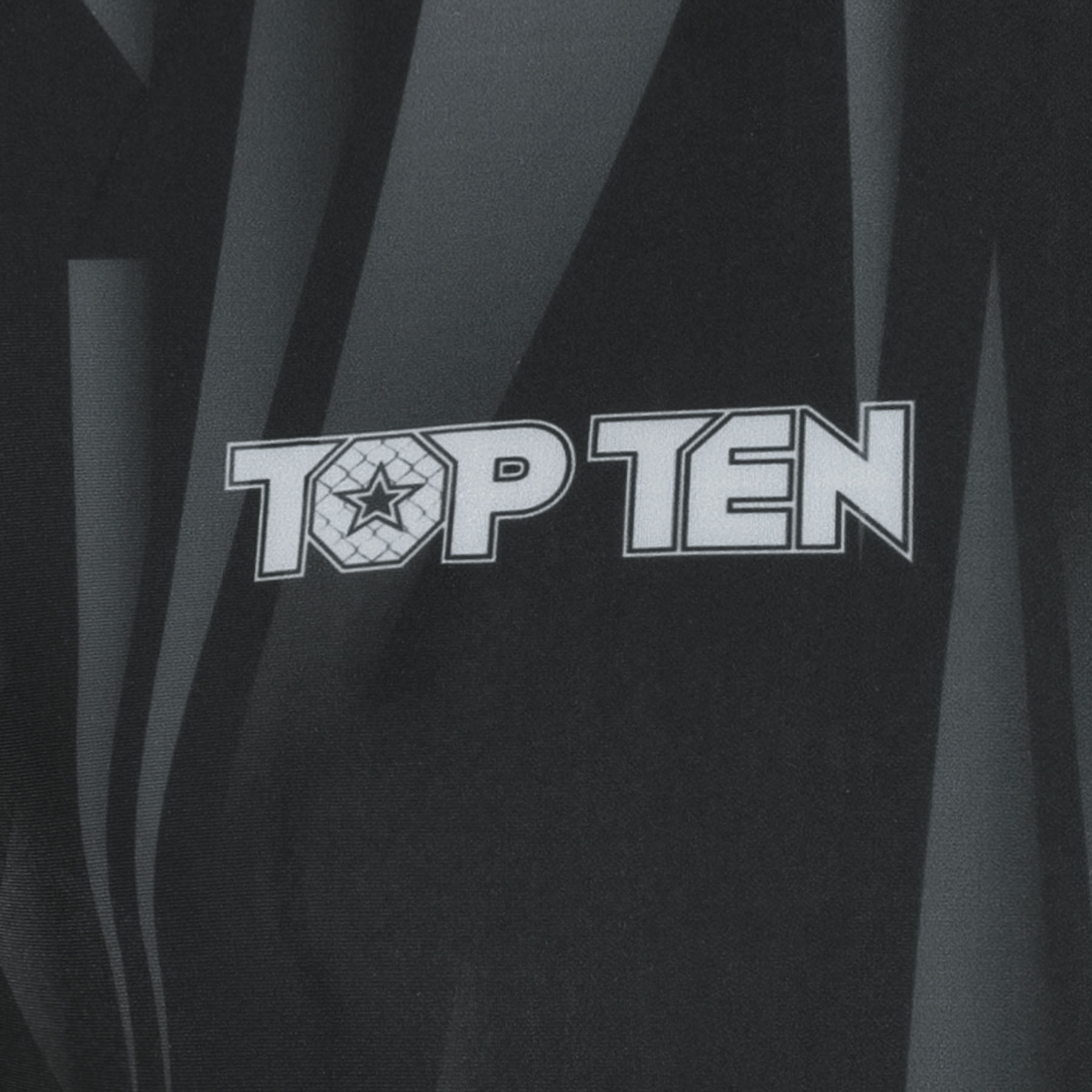 TOP TEN MMA Rashguard - Borrado - Schwarz TOP TEN MMA Rashguard - Borrado - Schwarz