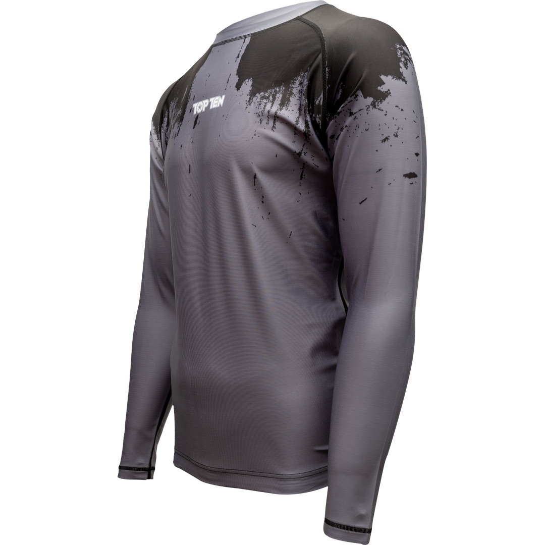 TOP TEN MMA Rashguard - Power Ink - Schwarz TOP TEN MMA Rashguard - Power Ink - Schwarz