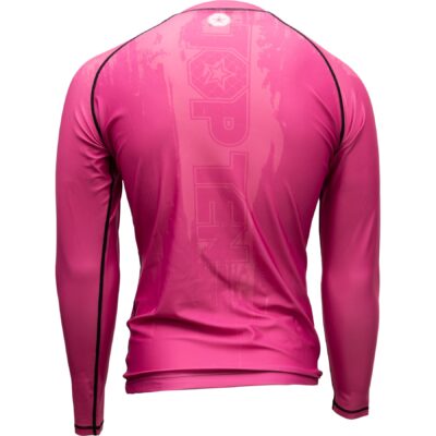 TOP TEN MMA Rashguard - Power Ink - Rosa