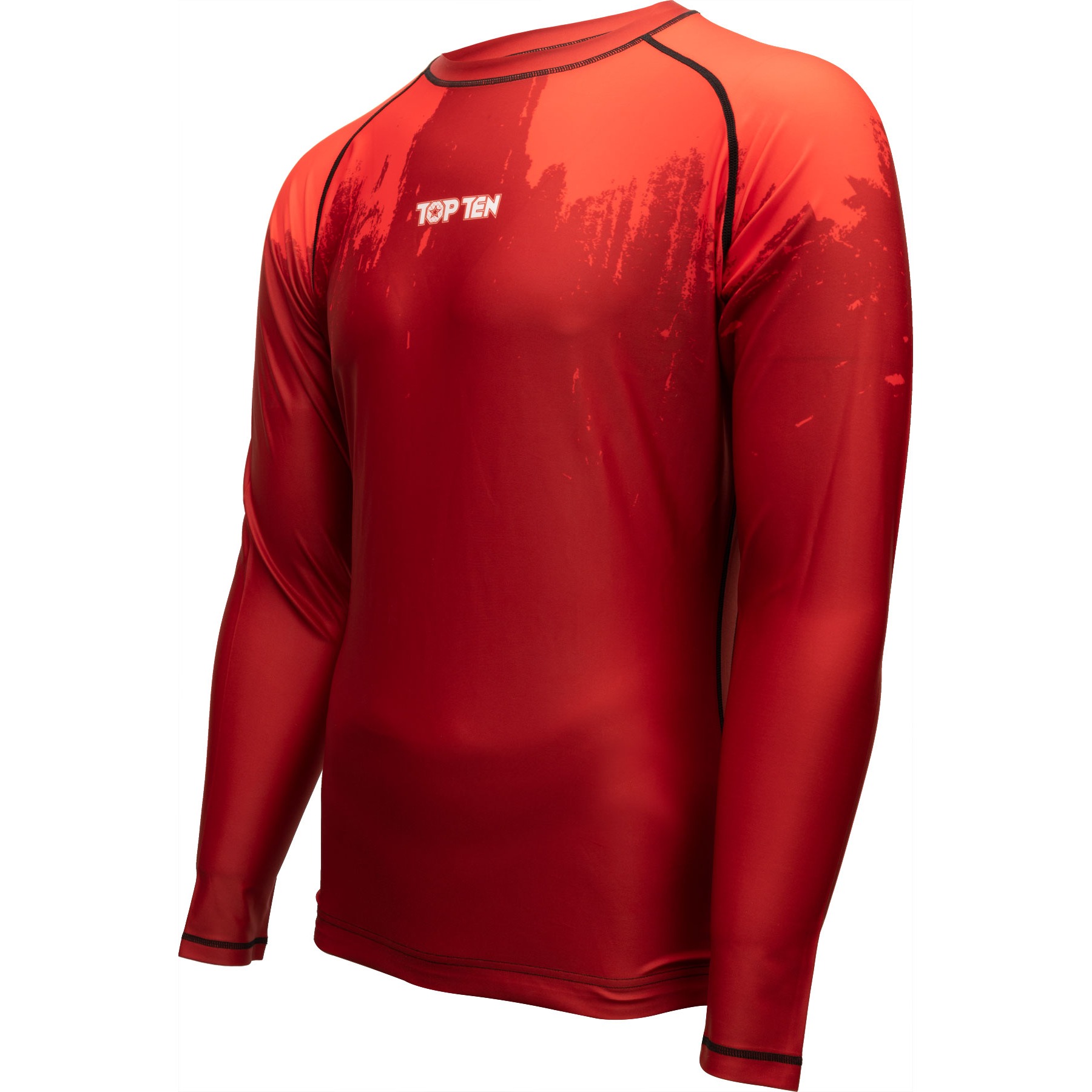 TOP TEN MMA Rashguard - Power Ink - Rot TOP TEN MMA Rashguard - Power Ink - Rot