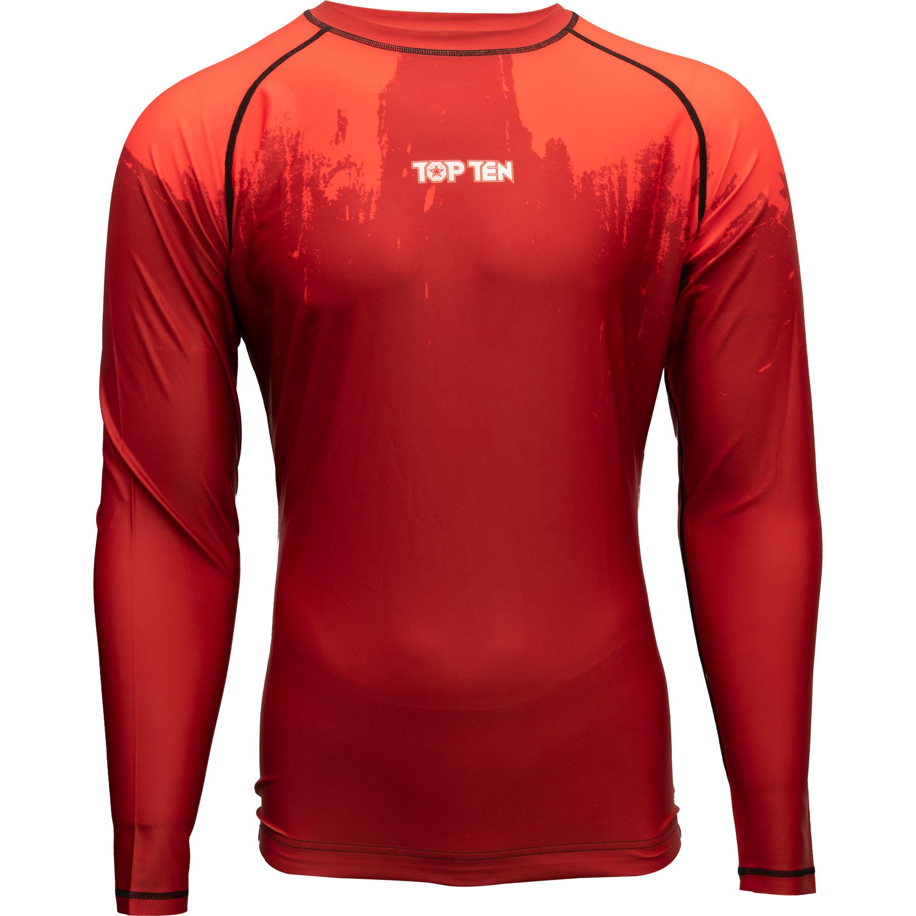 TOP TEN MMA Rashguard - Power Ink - Rot TOP TEN MMA Rashguard - Power Ink - Rot