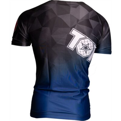 TOP TEN MMA Rashguard - Prism - Blau