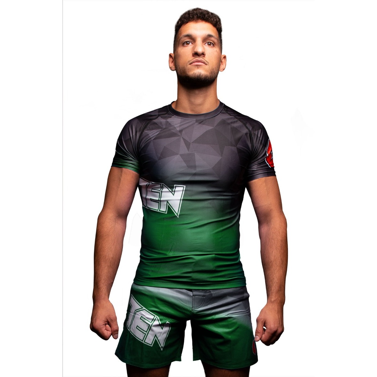 TOP TEN MMA Rashguard - Prism - Grün TOP TEN MMA Rashguard - Prism - Grün