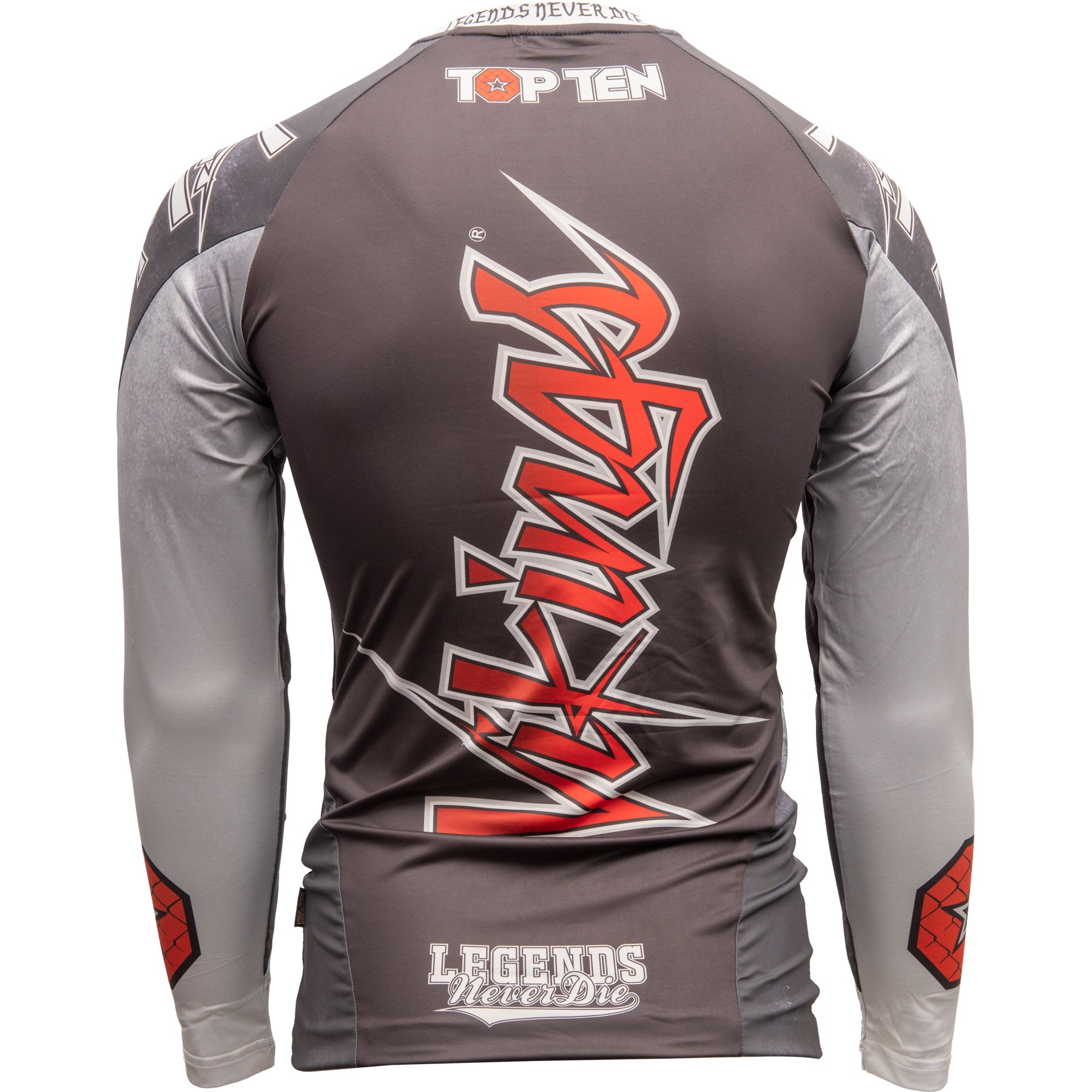 TOP TEN MMA Rashguard - Vikings - Schwarz TOP TEN MMA Rashguard - Vikings - Schwarz