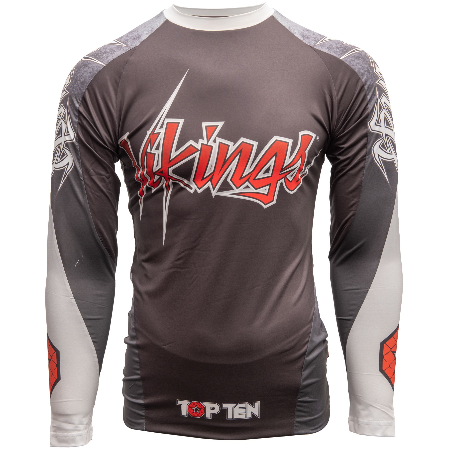 TOP TEN MMA Rashguard - Vikings - Schwarz TOP TEN MMA Rashguard - Vikings - Schwarz