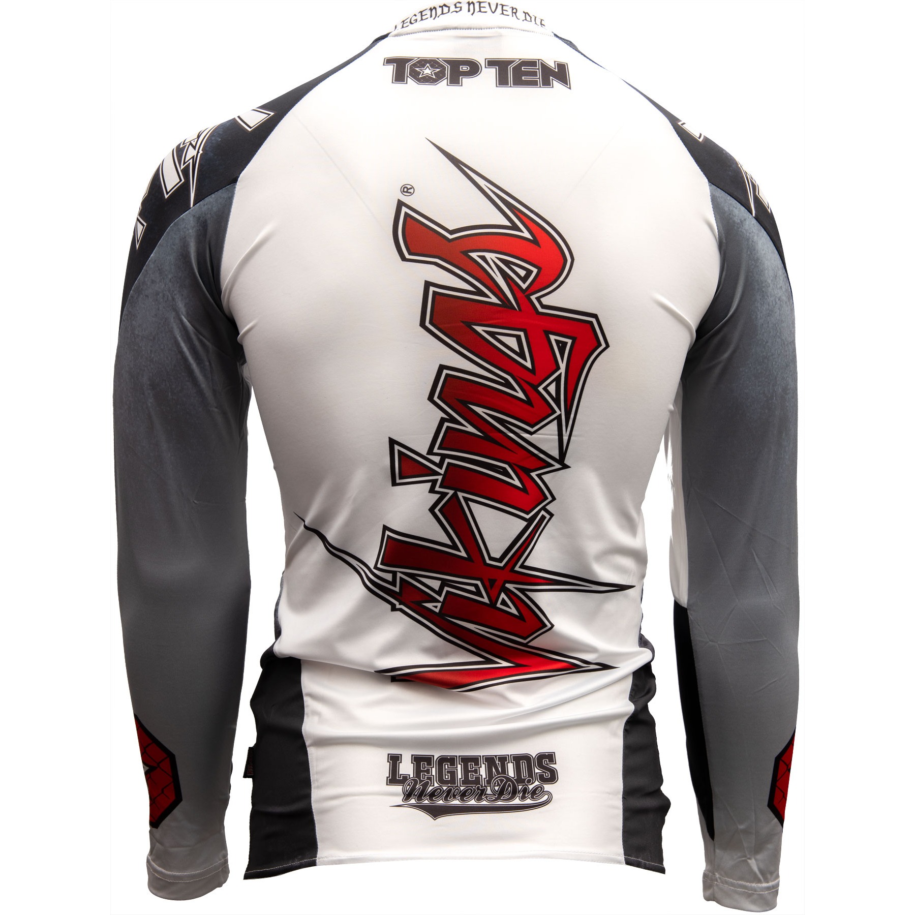 TOP TEN MMA Rashguard - Vikings - Weiß TOP TEN MMA Rashguard - Vikings - Weiß