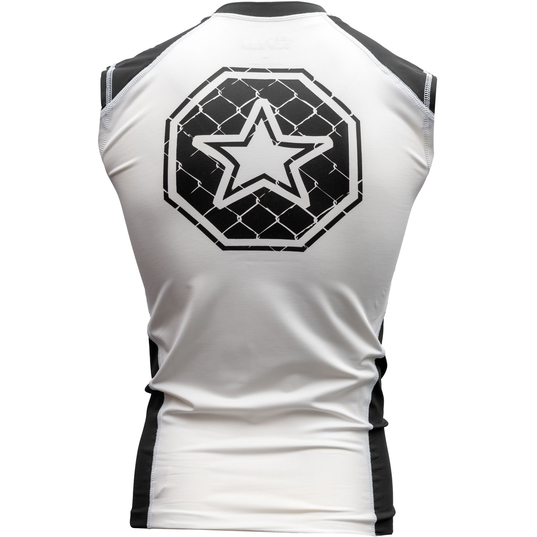 TOP TEN MMA Tank Top - Rashguard - Weiß / Schwarz TOP TEN MMA Tank Top - Rashguard - Weiß / Schwarz