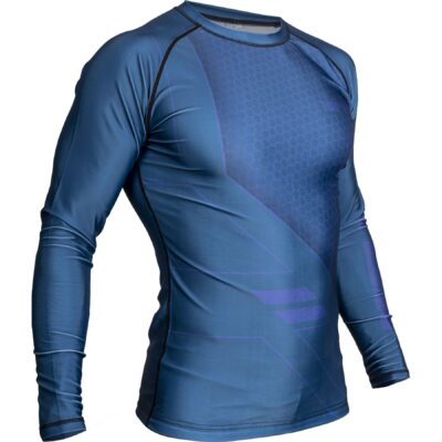 TOP TEN MMA Rashguard - COMBat - Blau
