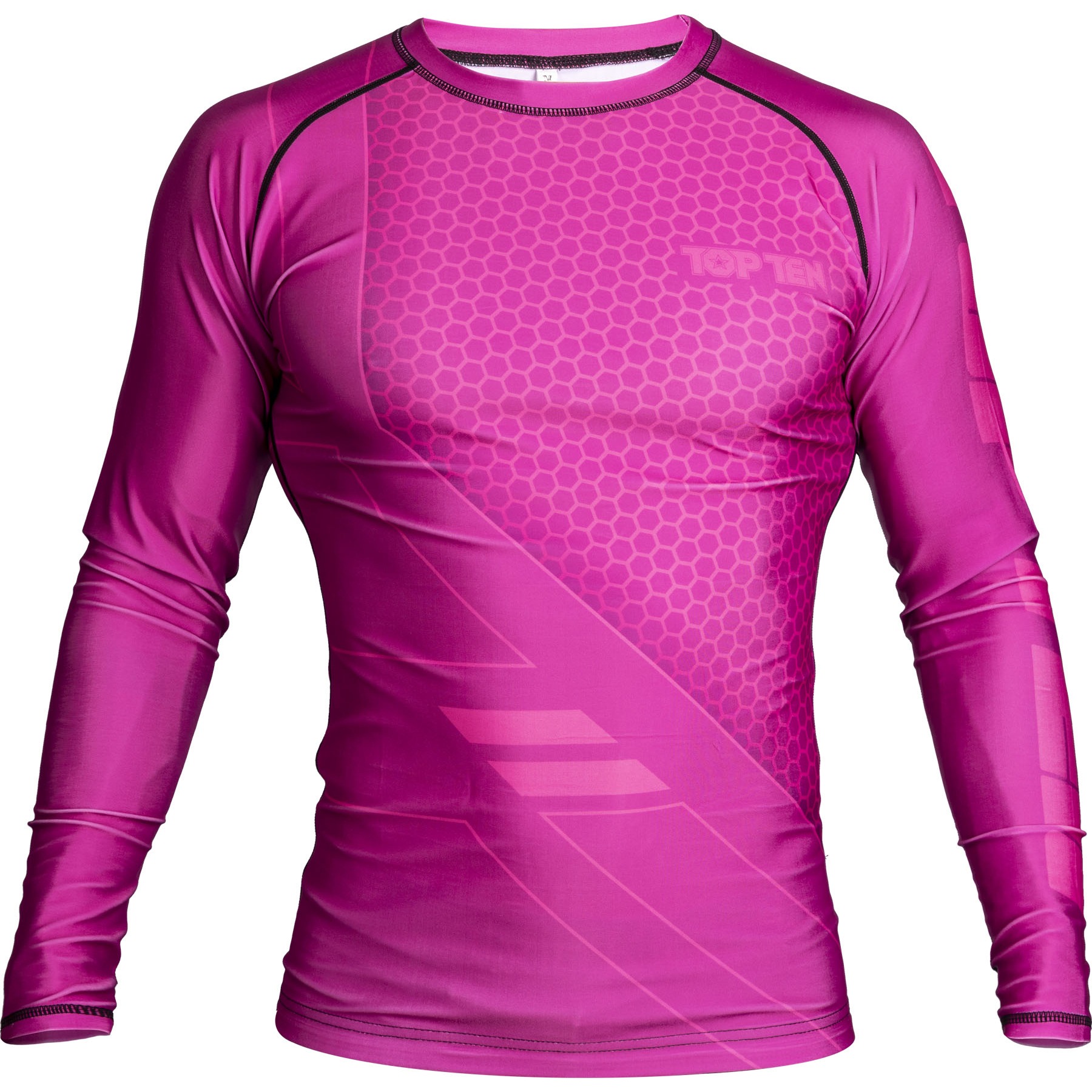 TOP TEN MMA Rashguard - COMBat - Rosa