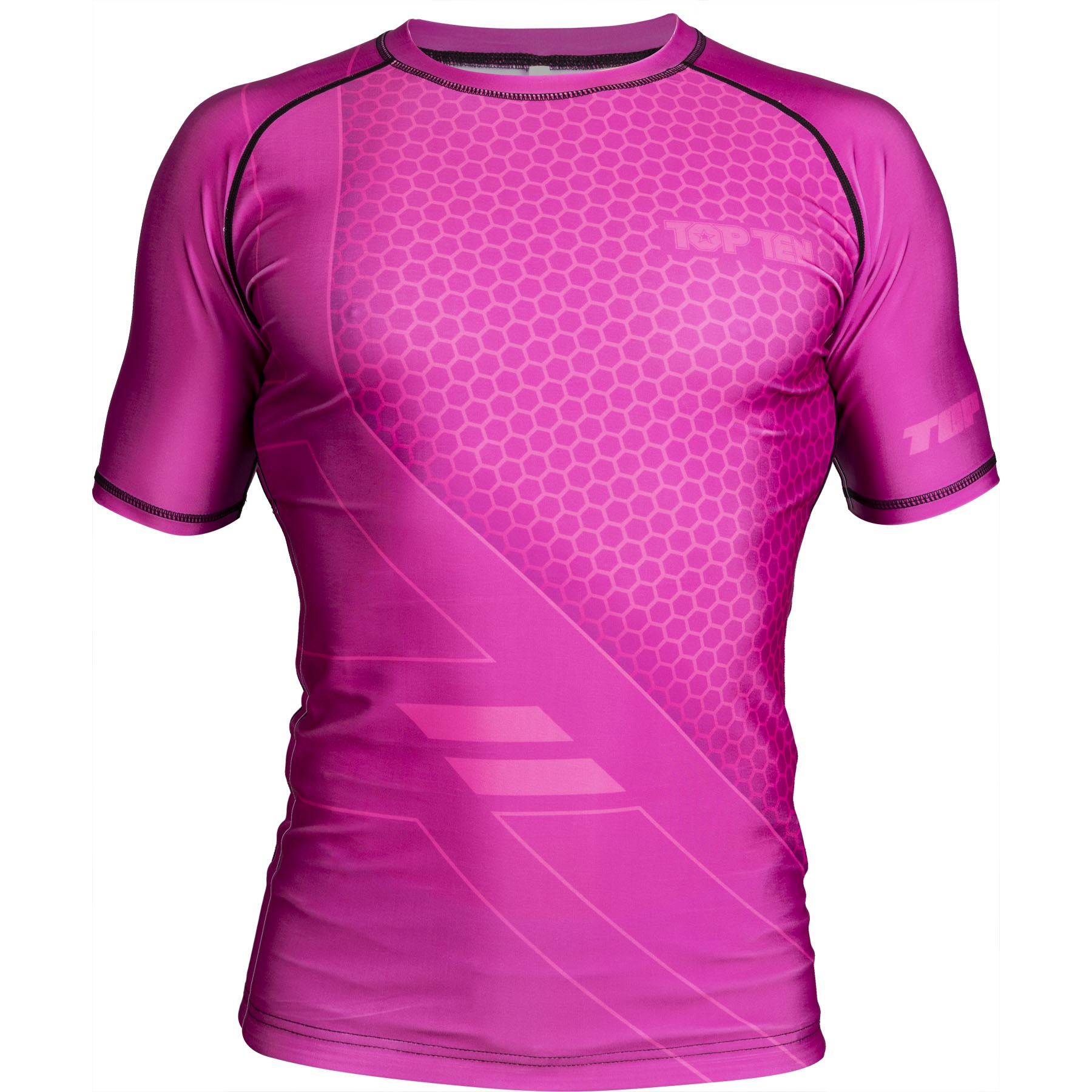 TOP TEN MMA Rashguard - COMBat - Rosa