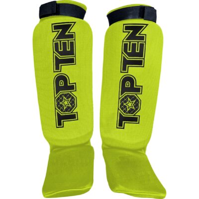 TOP TEN MMA Schienbein- und Spannschutz - Contender - Grün
