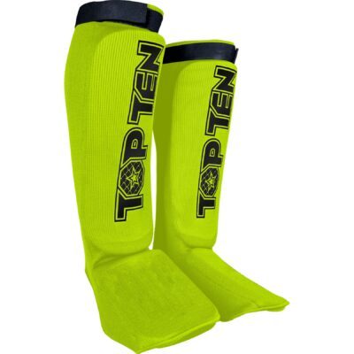 TOP TEN MMA Schienbein- und Spannschutz - Contender - Grün