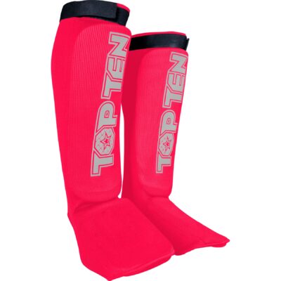 TOP TEN MMA Schienbein- und Spannschutz - Contender - Rosa