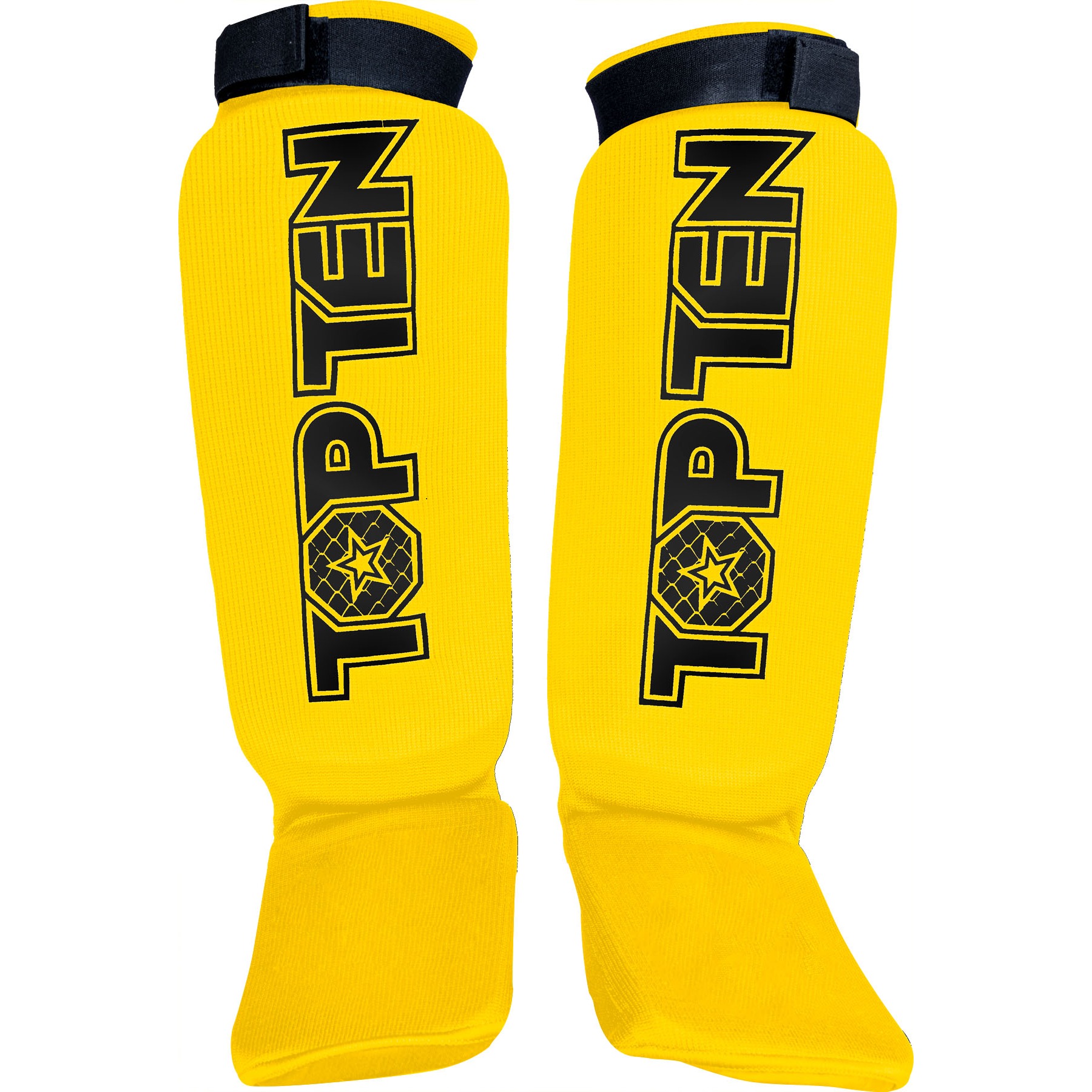 TOP TEN MMA Schienbein- und Spannschutz - Contender - Gelb TOP TEN MMA Schienbein- und Spannschutz - Contender - Gelb