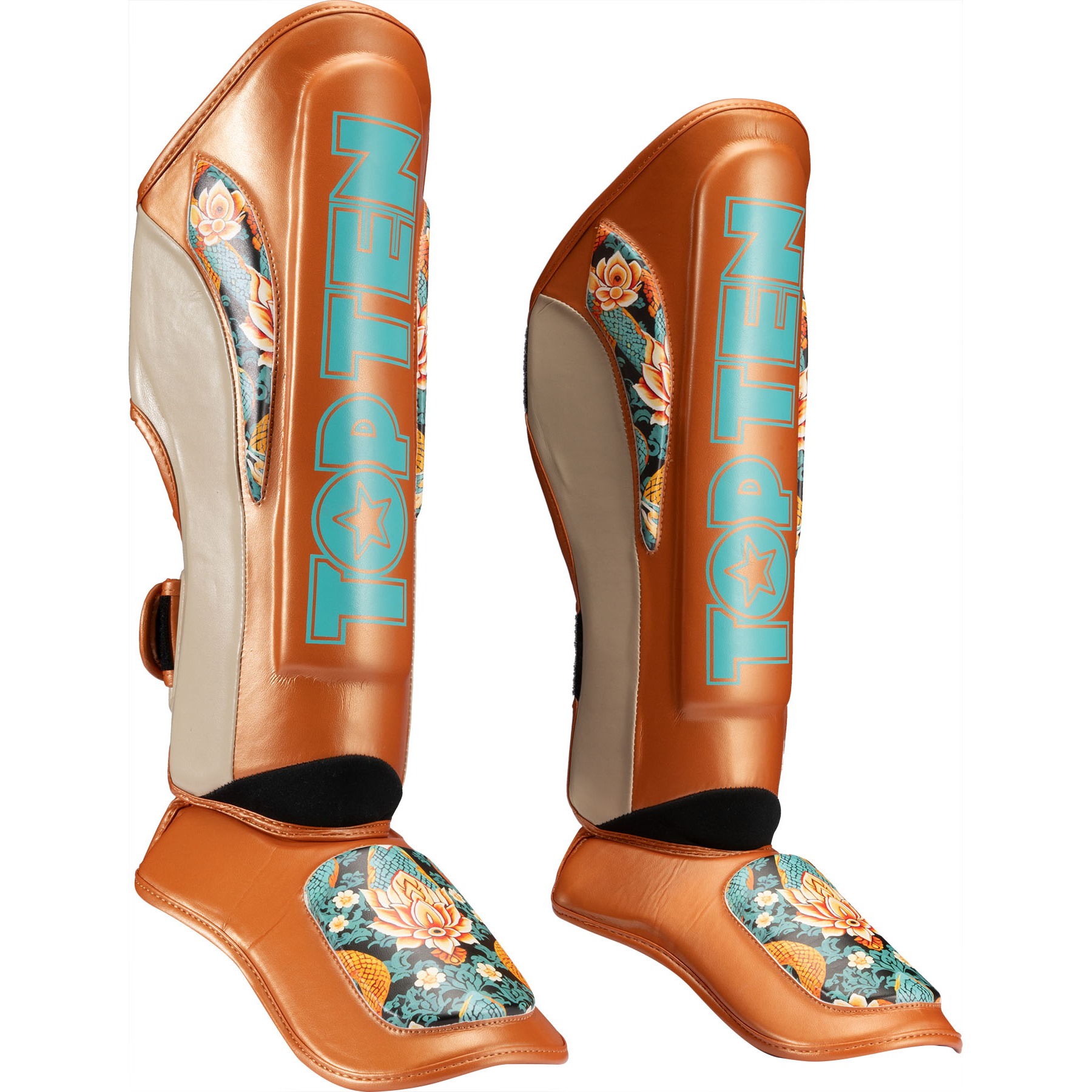 TOP TEN Schienbein- und Spannschutz - Ryu del Mar - Orange TOP TEN Schienbein- und Spannschutz - Ryu del Mar - Orange