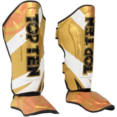 TOP TEN Schienbein- und Spannschutz - Urban Arts - Gold / Weiß TOP TEN Schienbein- und Spannschutz - Urban Arts - Gold / Weiß