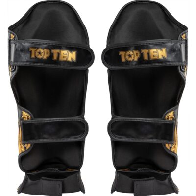 TOP TEN Schienbein- und Spannschutz - Power Ink - Gold / Schwarz