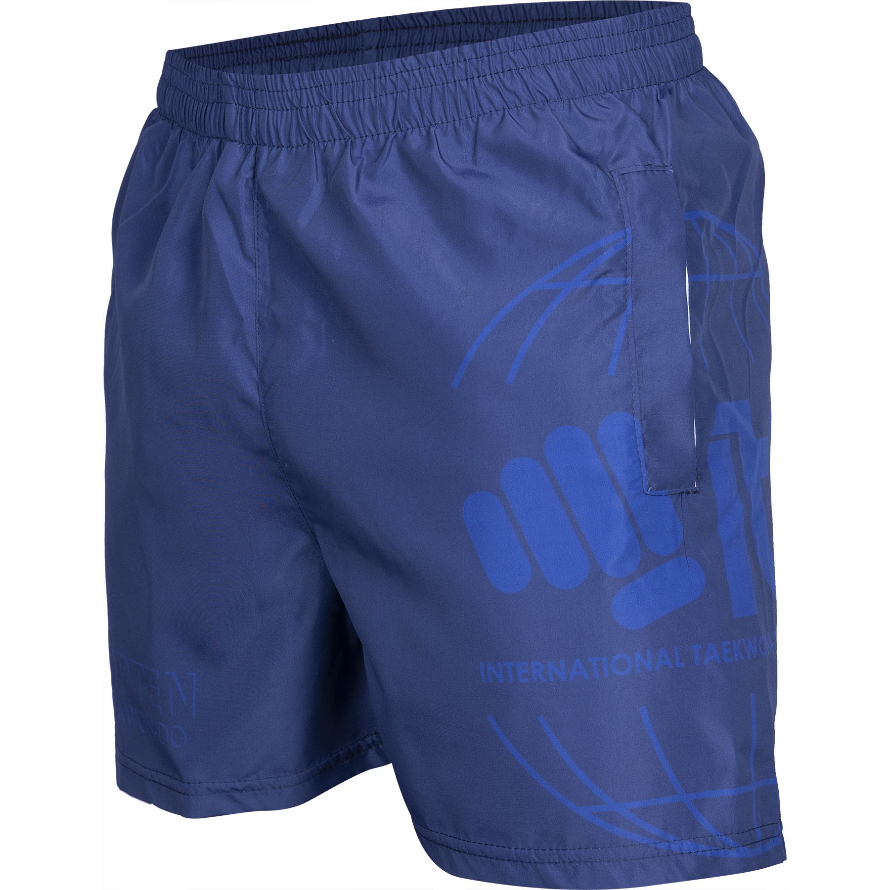 TOP TEN Kickbox-Shorts - ITF Shadow - Blau TOP TEN Kickbox-Shorts - ITF Shadow - Blau
