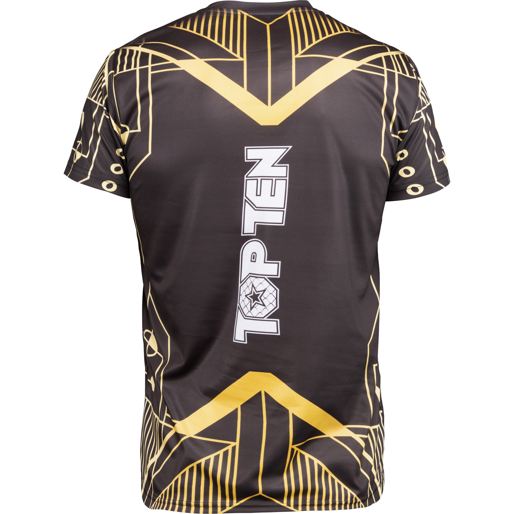 TOP TEN MMA T-Shirt - BRAVE - Schwarz / Gold TOP TEN MMA T-Shirt - BRAVE - Schwarz / Gold