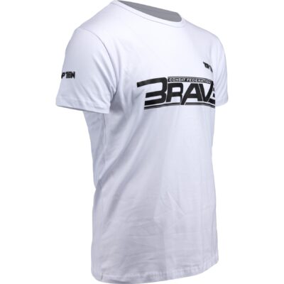 TOP TEN MMA T-Shirt - BRAVE - Weiß TOP TEN MMA T-Shirt - BRAVE - Weiß