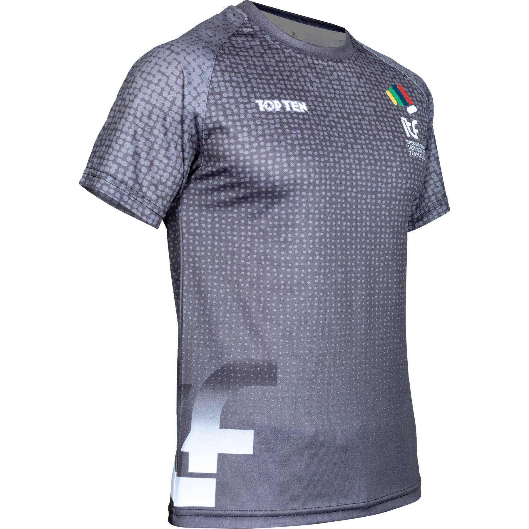 TOP TEN T-Shirt - ITF Spot - Schwarz TOP TEN T-Shirt - ITF Spot - Schwarz
