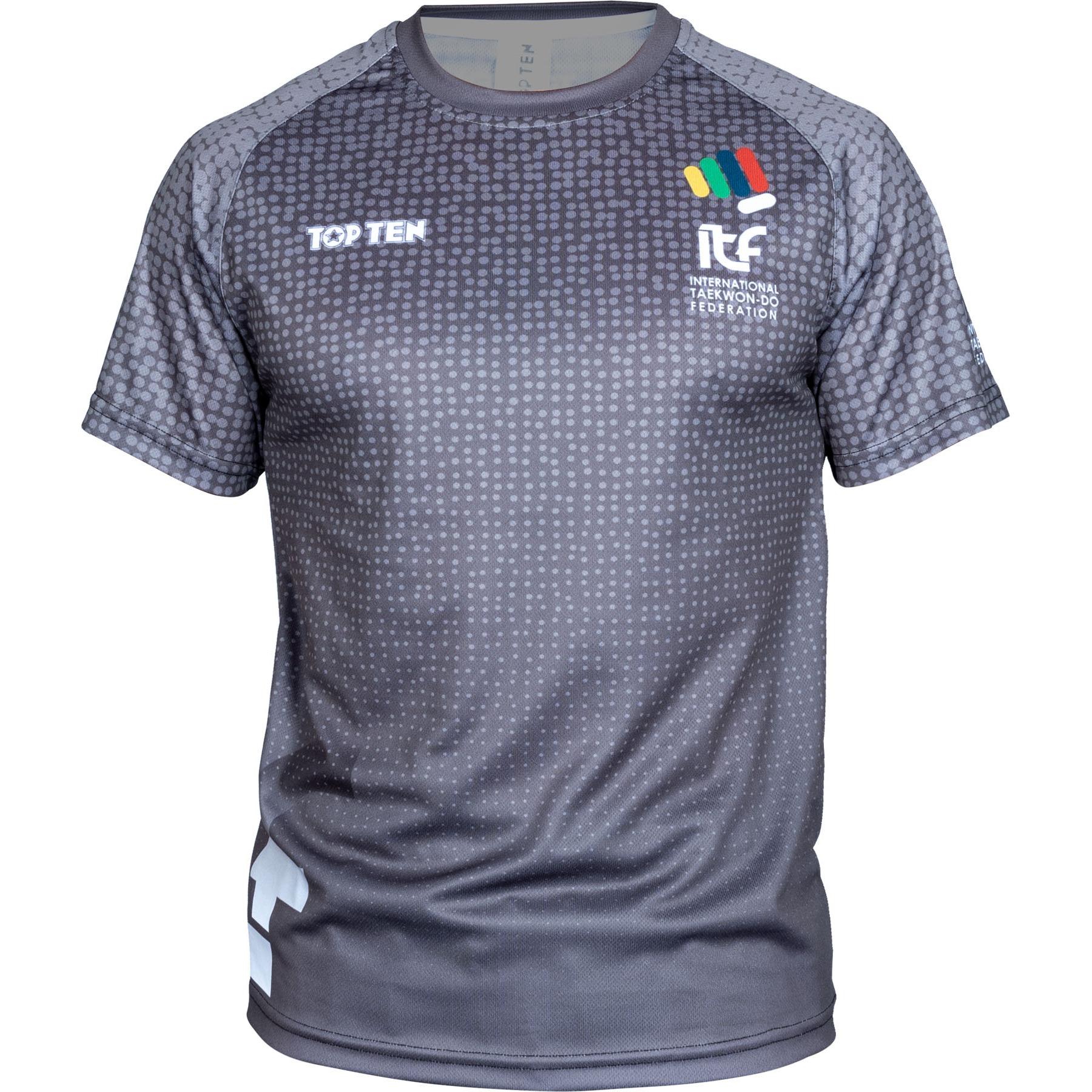 TOP TEN T-Shirt - ITF Spot - Schwarz