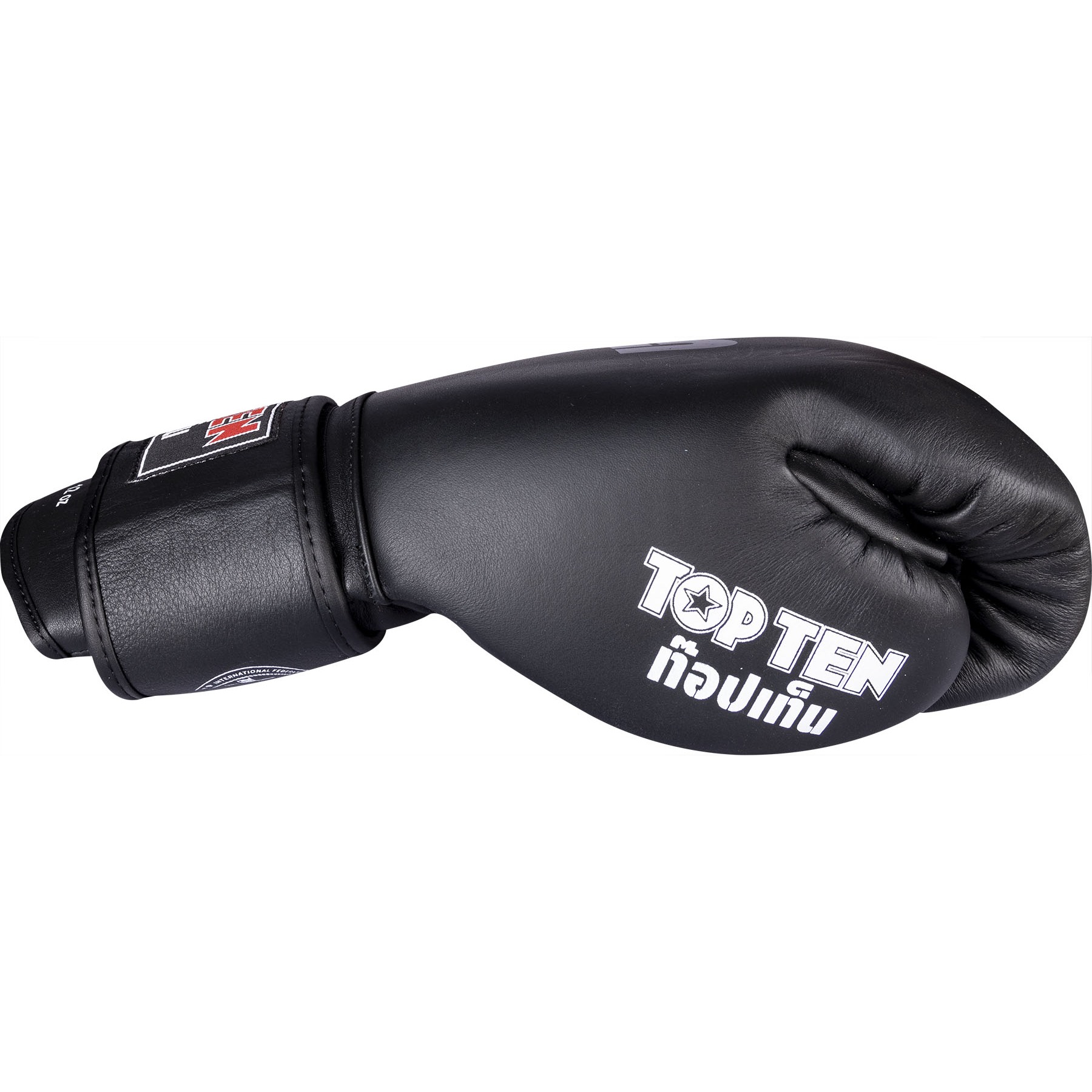 TOP TEN Muay Thai Handschuhe - Ajarn - Schwarz TOP TEN Muay Thai Handschuhe - Ajarn - Schwarz