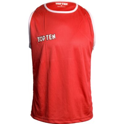 TOP TEN Tank Top - Competition - Rot / Weiß