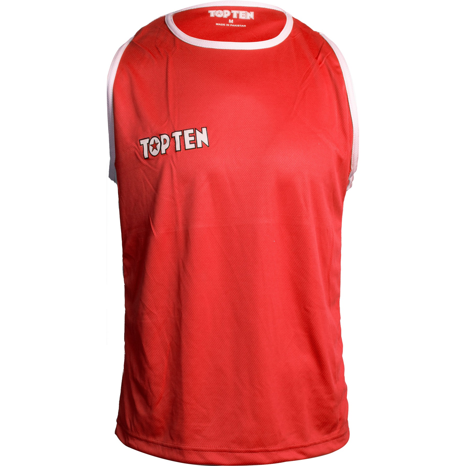 TOP TEN Tank Top - Competition - Rot / Weiß TOP TEN Tank Top - Competition - Rot / Weiß