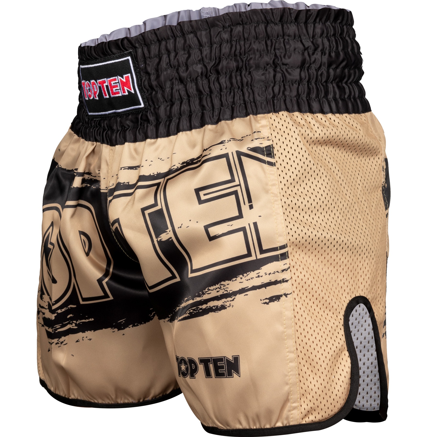 TOP TEN Kickbox-Shorts - Power Ink - Gold / Schwarz TOP TEN Kickbox-Shorts - Power Ink - Gold / Schwarz