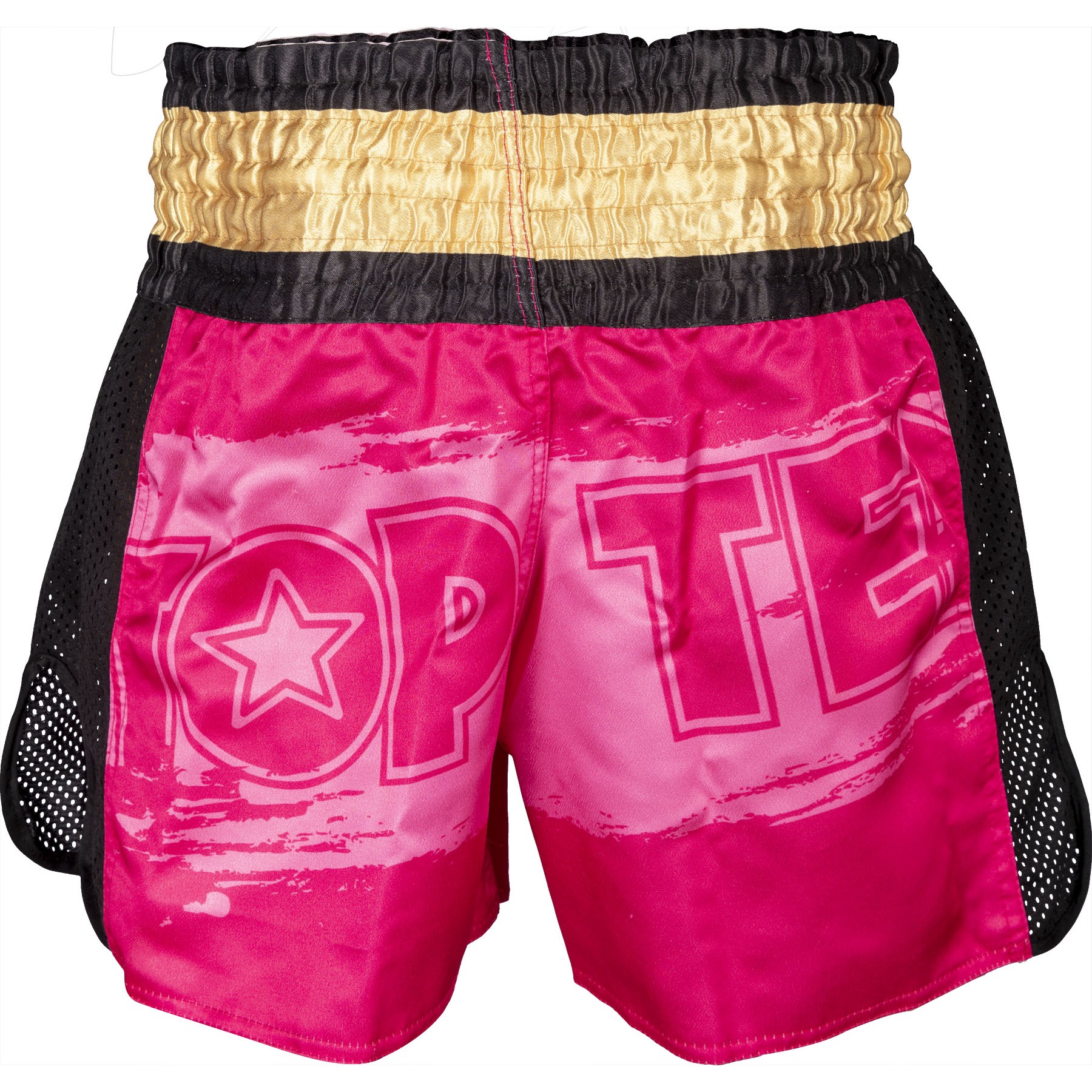 TOP TEN Kickbox-Shorts - Power Ink - Rosa / Gold TOP TEN Kickbox-Shorts - Power Ink - Rosa / Gold