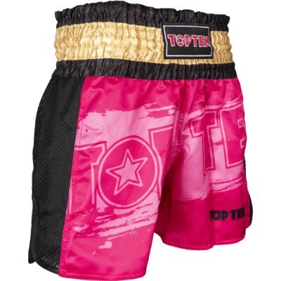 TOP TEN Kickbox-Shorts - Power Ink - Rot / Gold TOP TEN Kickbox-Shorts - Power Ink - Rot / Gold