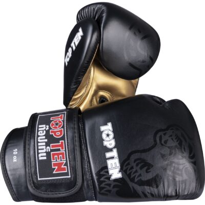 TOP TEN Muay Thai Handschuhe - Ajarn IFMA - Schwarz