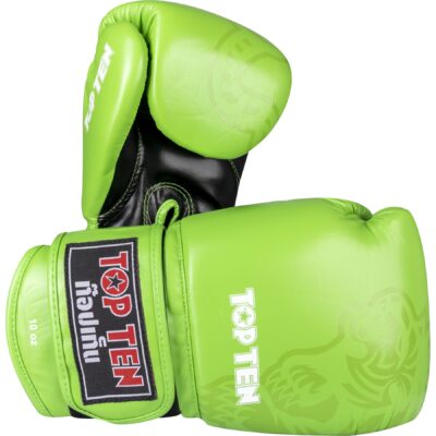TOP TEN Muay Thai Handschuhe - Ajarn - Grün