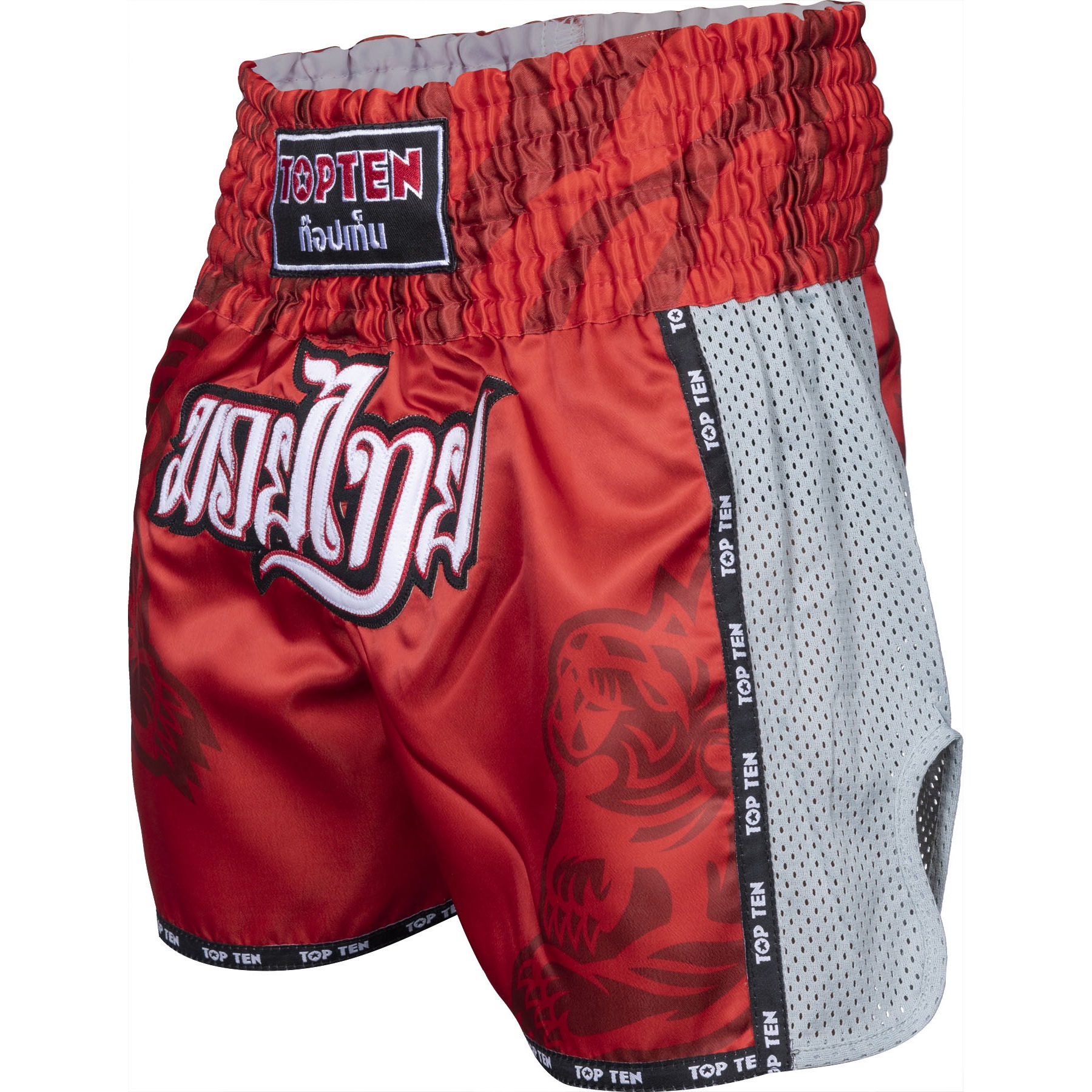 TOP TEN Muay-Thai-Shorts - Patchara IFMA - Rot TOP TEN Muay-Thai-Shorts - Patchara IFMA - Rot