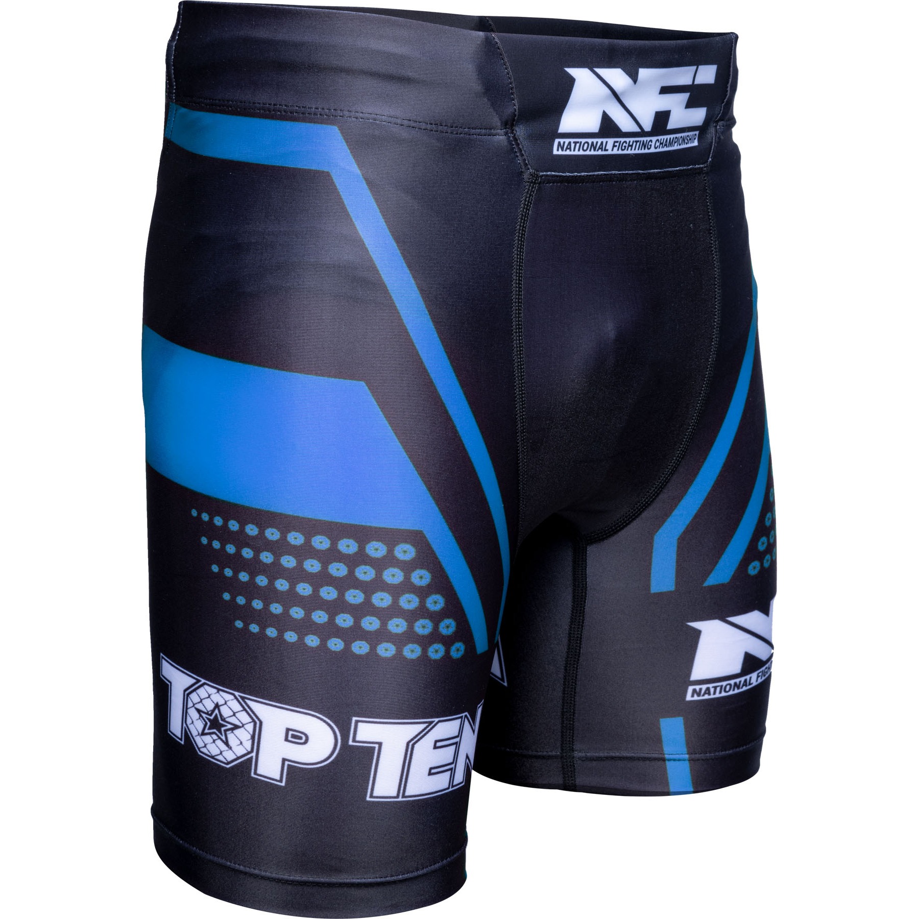 TOP TEN MMA-Shorts - NFC - Schwarz / Blau TOP TEN MMA-Shorts - NFC - Schwarz / Blau