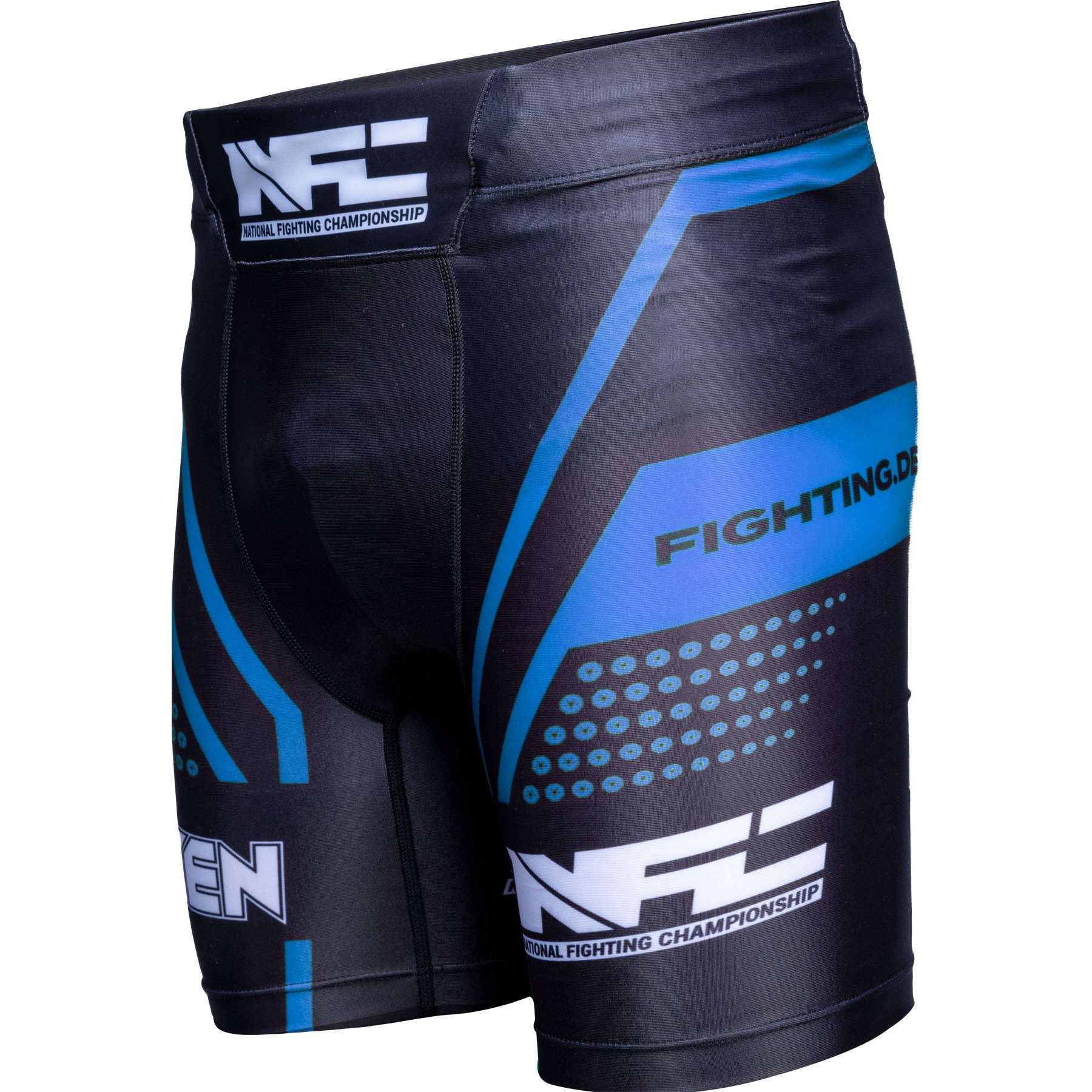 TOP TEN MMA-Shorts - NFC - Schwarz / Blau TOP TEN MMA-Shorts - NFC - Schwarz / Blau