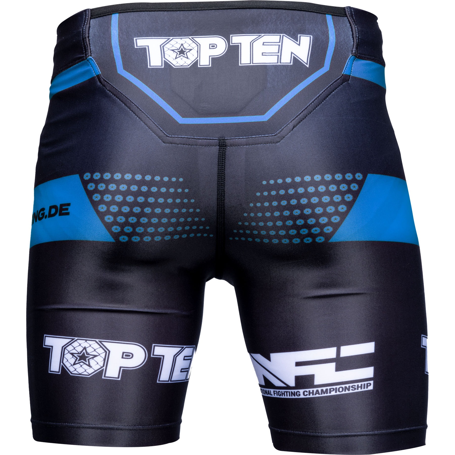 TOP TEN MMA-Shorts - NFC - Schwarz / Blau TOP TEN MMA-Shorts - NFC - Schwarz / Blau