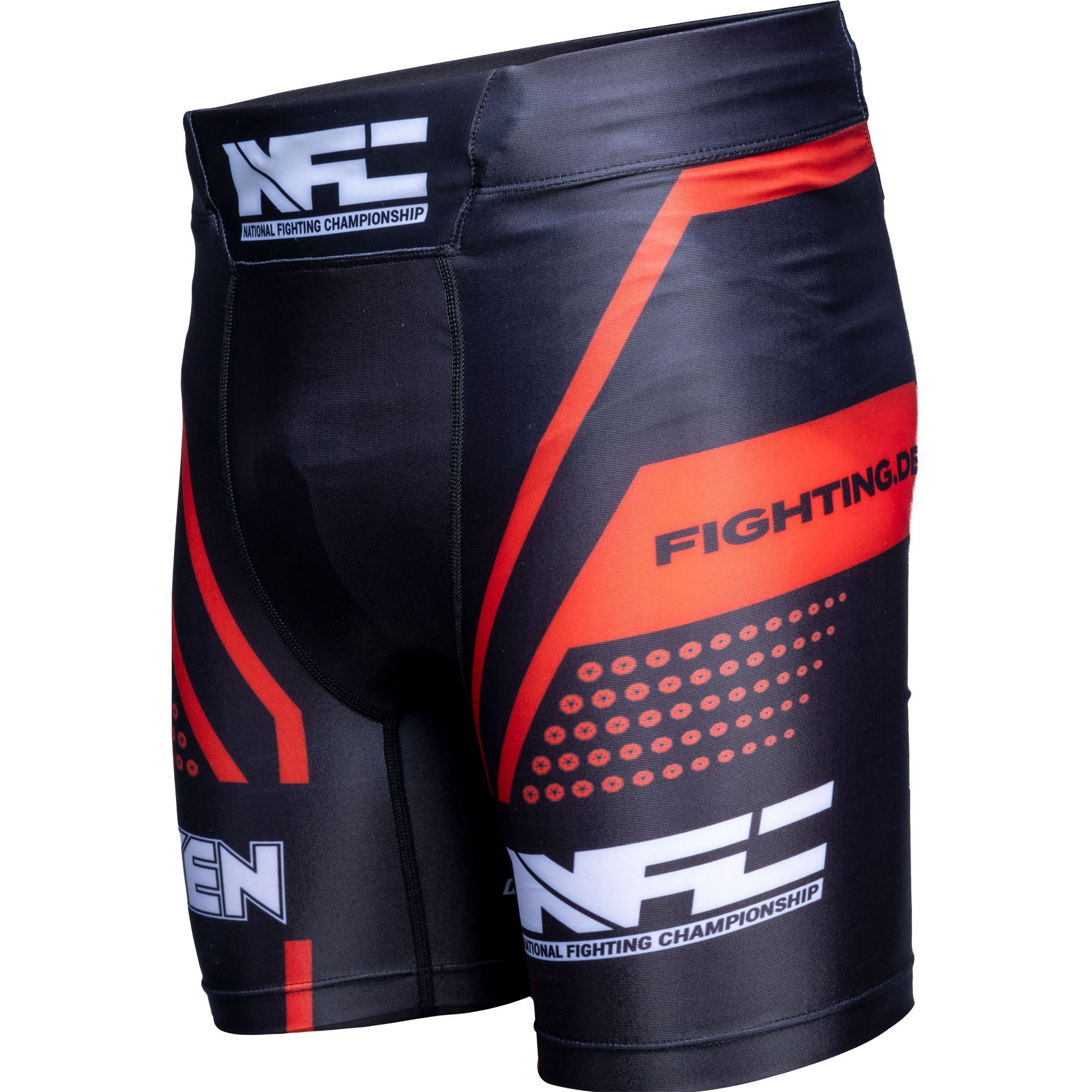 TOP TEN MMA-Shorts - NFC - Schwarz / Rot TOP TEN MMA-Shorts - NFC - Schwarz / Rot