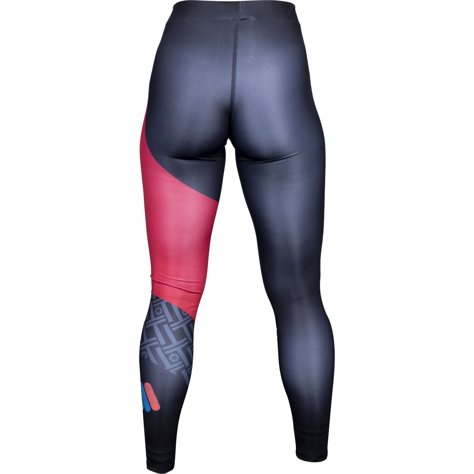 TOP TEN Sport-Leggings - ITF Color Ray - Schwarz / Rot TOP TEN Sport-Leggings - ITF Color Ray - Schwarz / Rot