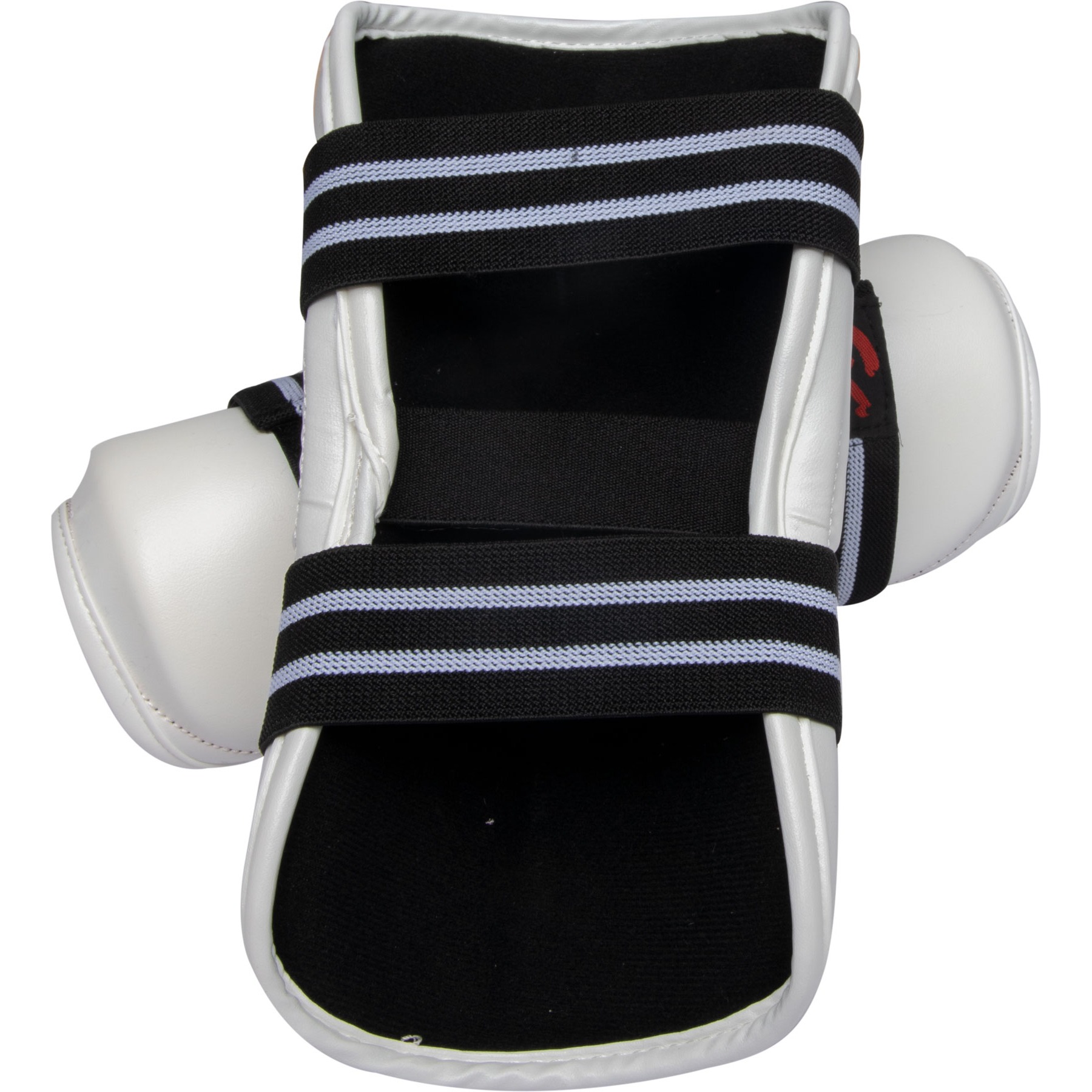 TOP TEN Taekwondo Unterarmschutz - WACOKU WTF Approved - Weiß / Schwarz TOP TEN Taekwondo Unterarmschutz - WACOKU WTF Approved - Weiß / Schwarz