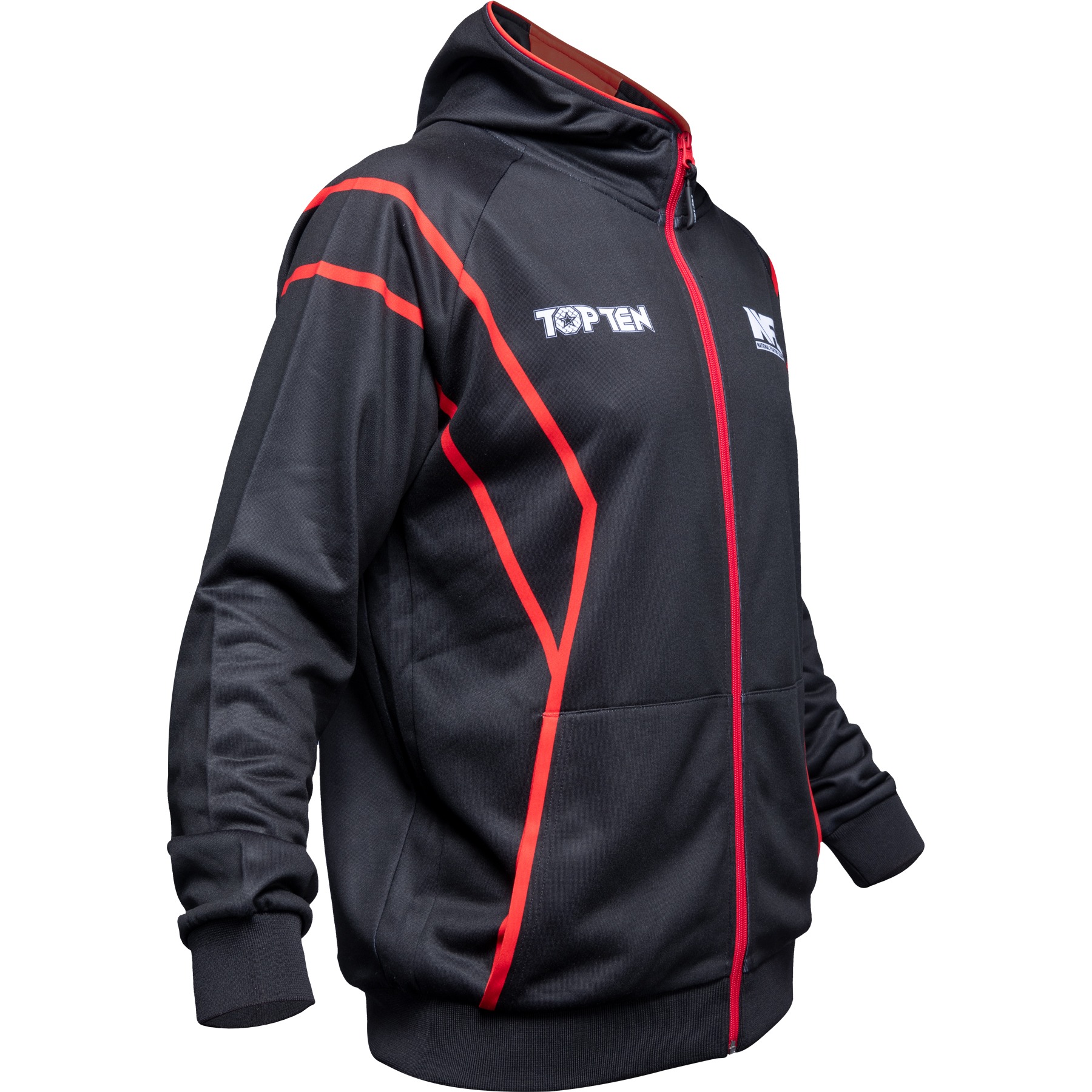 TOP TEN MMA Trainingsjacke - NFC - Schwarz