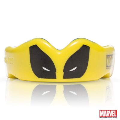 SAFEJAWZ Mund- und Zahnschutz - Extro Marvel Wolverine - Gelb / Blau